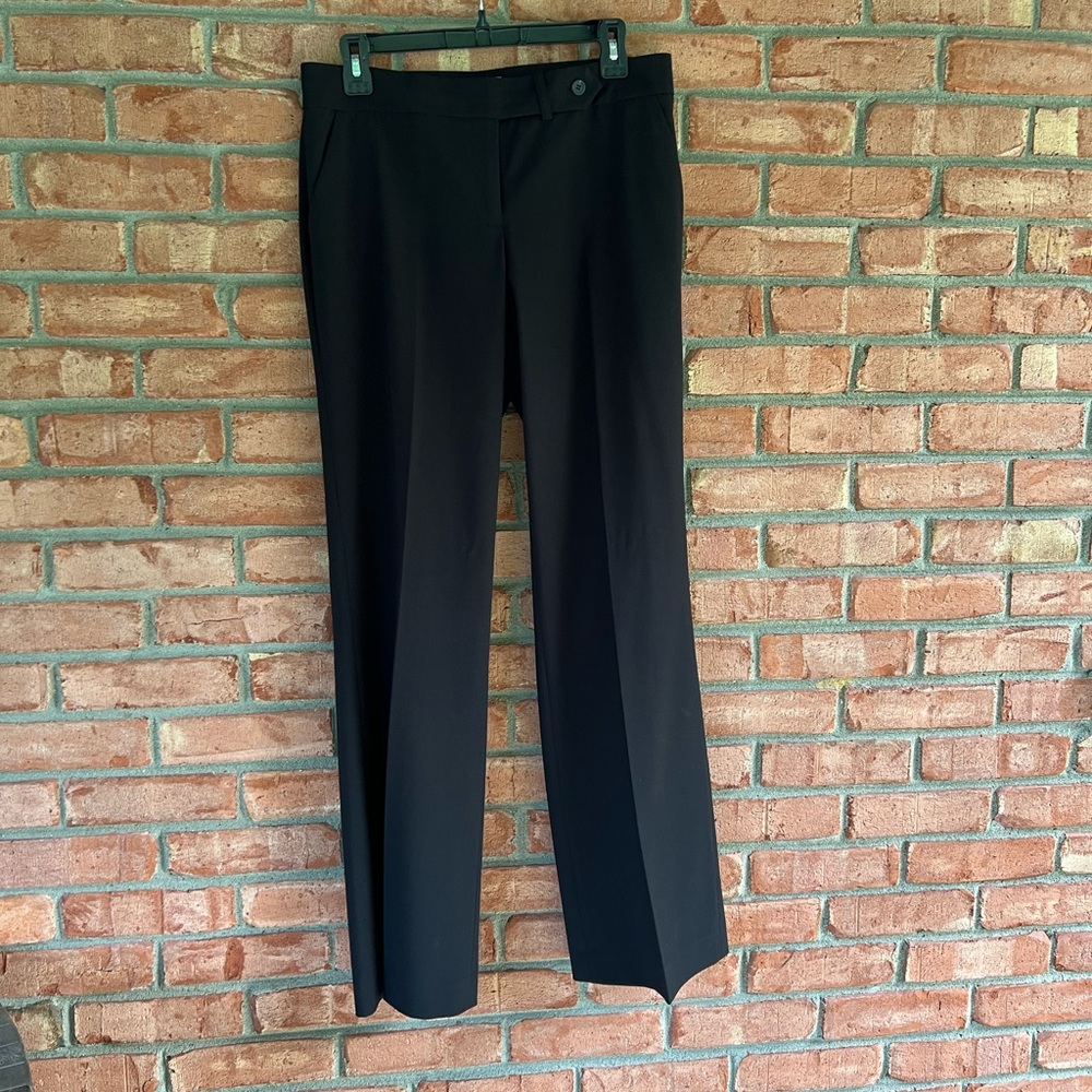 Calvin Klein Stretch Suiting Pants, black, 6